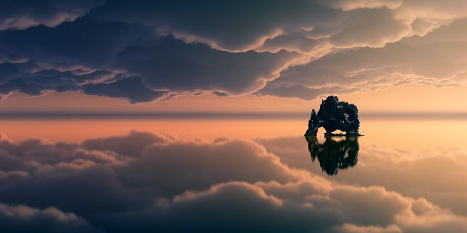 Lake Titicaca Peru, dramatic sky, cloud  sky, people, nature Free HD Wallpaper