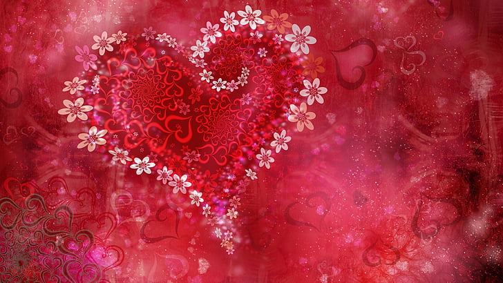 Love You Flowers, day, decoration, element, greeting Free HD Wallpaper