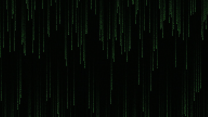 Matrix, computer language, glowing, closeup, pattern