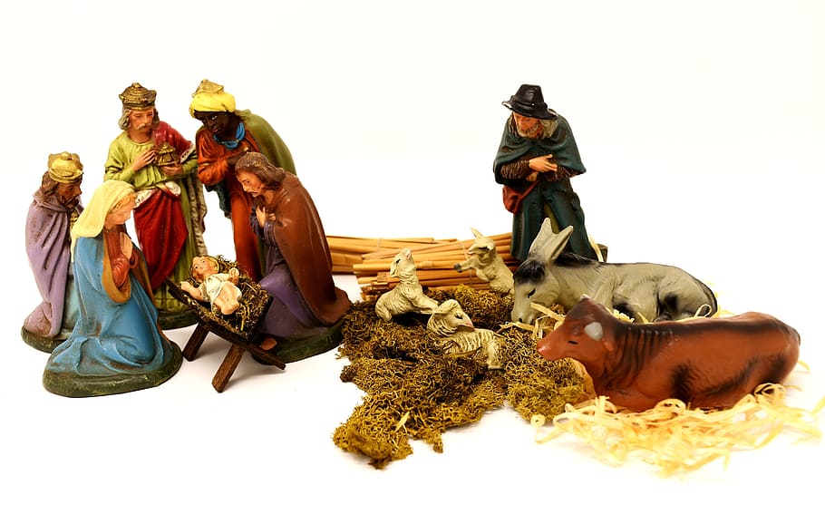 Nativity Scene Manger Designs, christmas decoration, cut out, child, sitting