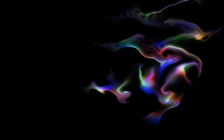 Neon Pink Smoke, colorful, cool, black, neon Free HD Wallpaper