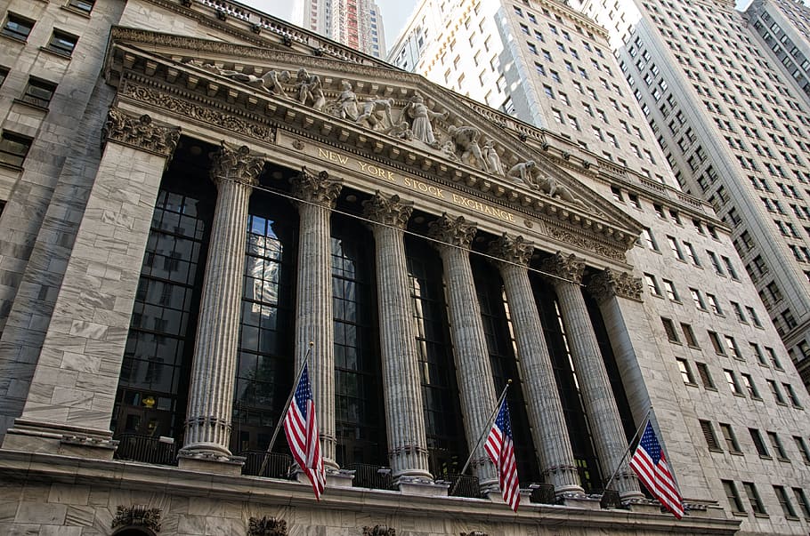 New York Stock Exchange Quotes, office building exterior, government, no people, independence Free HD Wallpaper