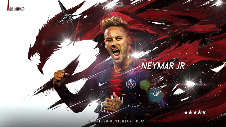 Neymar Full HD, soccer, neymar, paris saintgermain fc Free HD Wallpaper