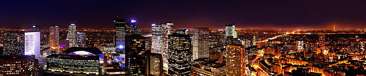 Paris Skyline Black and White, downtown district, paris, high angle view, city life Free HD Wallpaper