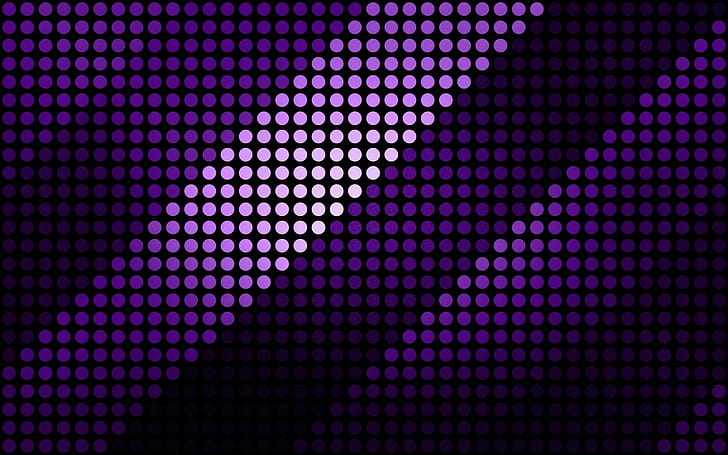 Pretty Designs, purple, artistic,, dots, dotsssssssssss Free HD Wallpaper