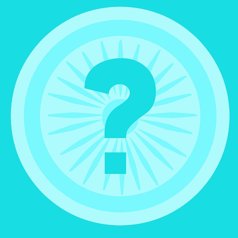 Question Mark Icon Color, no people, button, time, indoors Free HD Wallpaper