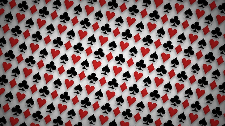 Red Playing Card Back, simple, wall  building feature, abundance, white color Free HD Wallpaper