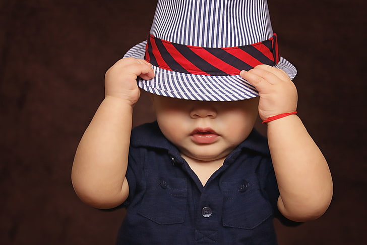 style, cute baby boy, hat Free HD Wallpaper