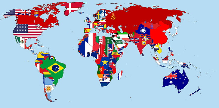 World Map Time Zones, planet  space, usa, multi colored, white background