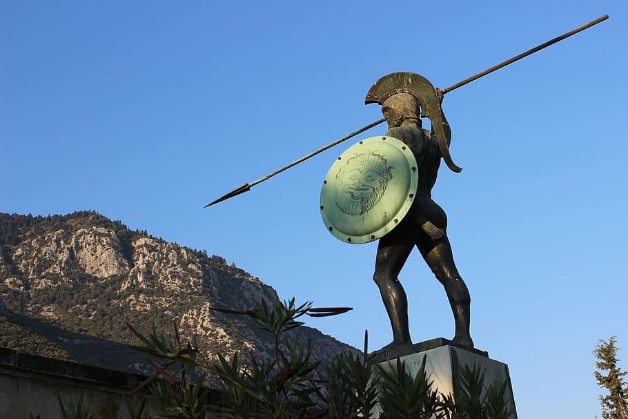 Ancient Athens, nature, shield, classic, landmark