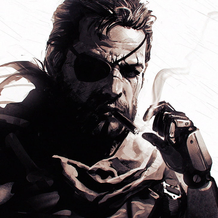 Bigg Boss MGS, metal gear, disguise, one person, black color Free HD Wallpaper