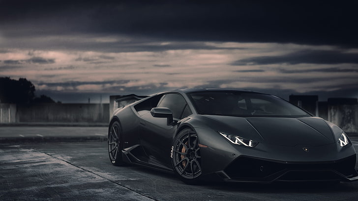 Car Lamborghini Black, travel, outdoors, sky, motor vehicle Free HD Wallpaper