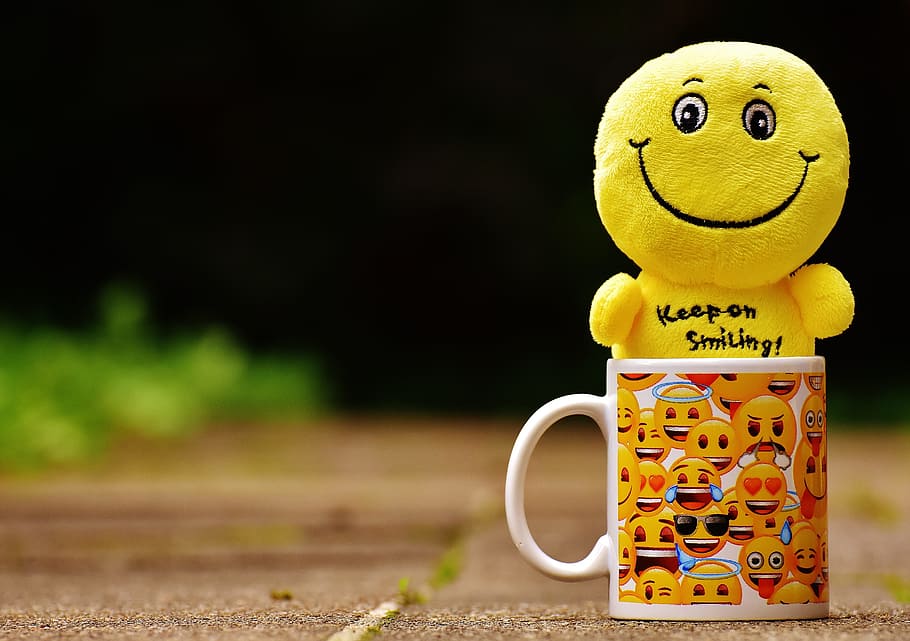 Cheeky Smiley, good mood, cheerful, all, emoji Free HD Wallpaper