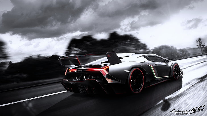 Coolest Lamborghini, speed, sport, land vehicle, motion Free HD Wallpaper