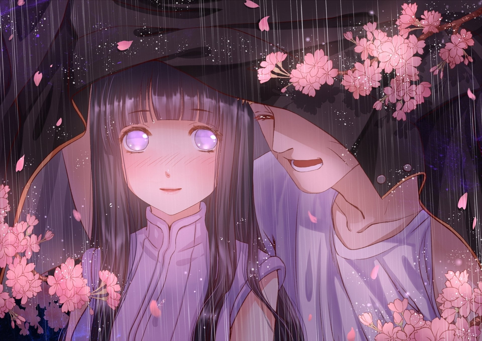 Cute Anime Boy HD, naruto, illuminated, girl, boy