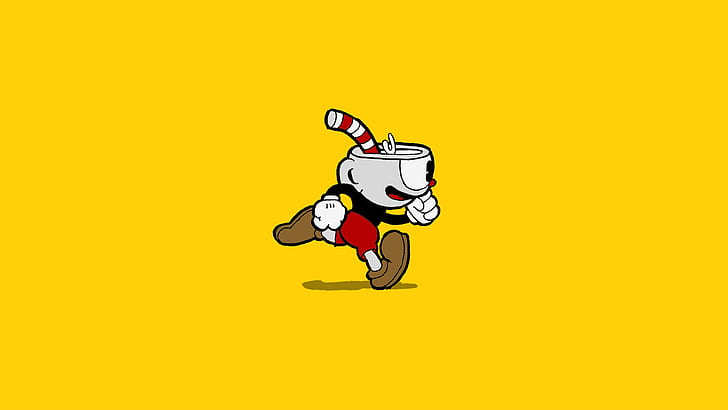 Evil Cup Head Fans Art, fun, no people, coffee cup, copy space Free HD Wallpaper