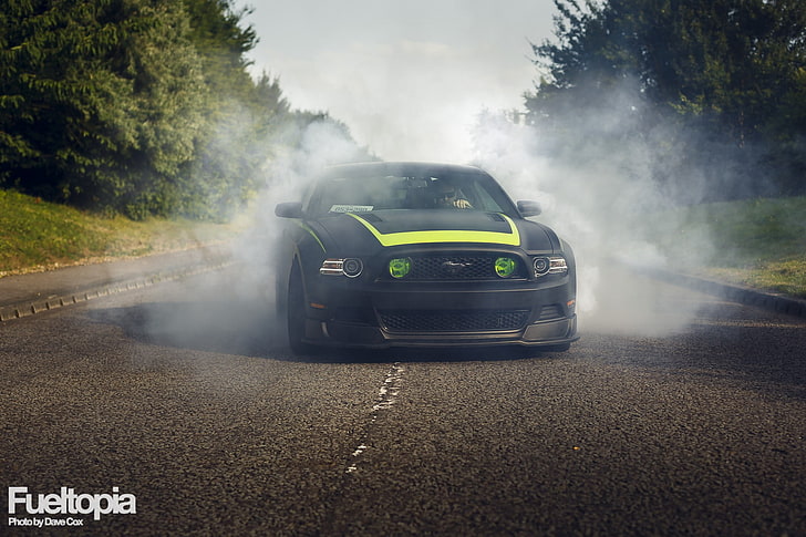 Ford Mustang S5, ford usa, motion, road, speed Free HD Wallpaper