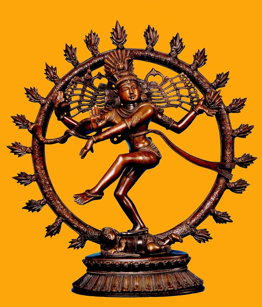 Hindu Art Shiva, low angle view, closeup, female likeness, nature Free HD Wallpaper