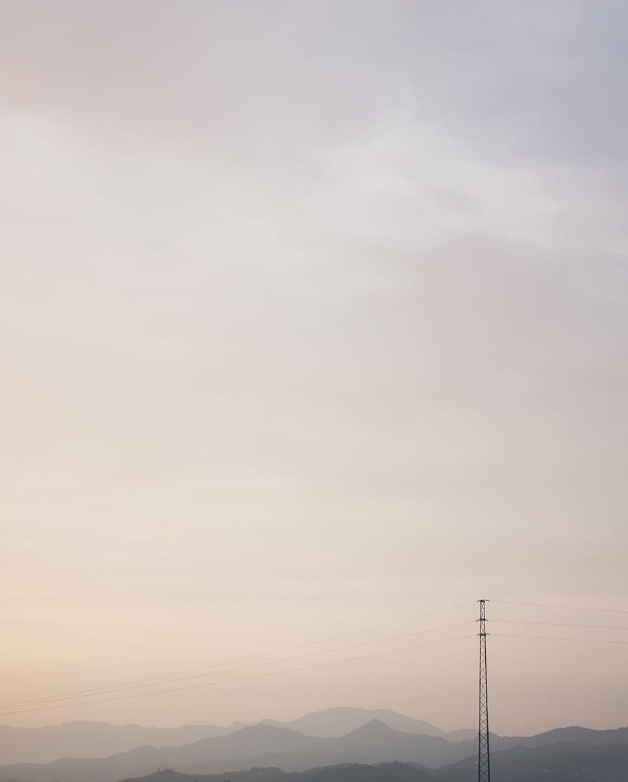 Insulator Manufacturing, electricity, electricity pylon, horizon, power line