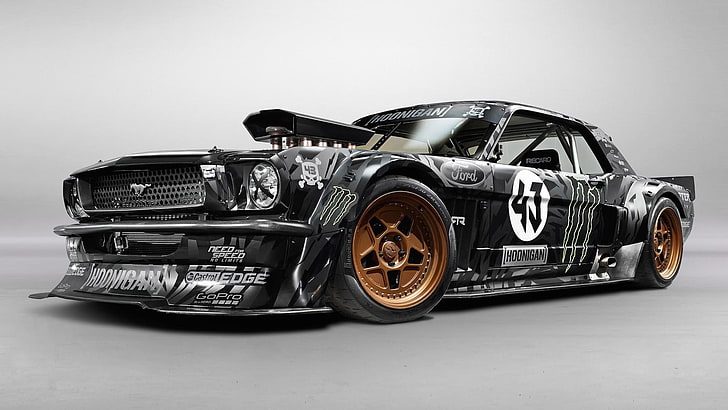 Ken Block Hoonicorn, metal, wealth, ford, white background Free HD Wallpaper