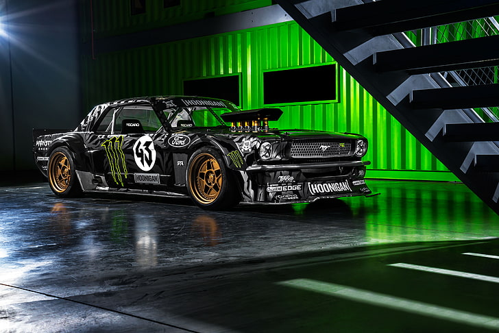 Ken Block Hoonigan Mustang, speed, transportation, modern, 845 hp