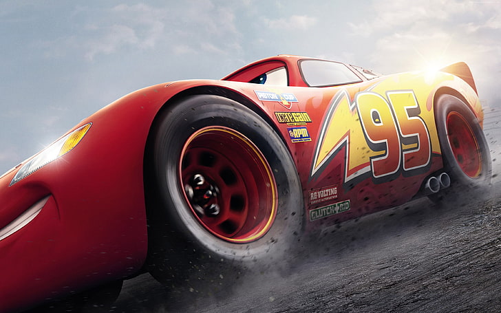 Lightning McQueen Cars 3 Movie, cars 3, no people, nature, red Free HD Wallpaper