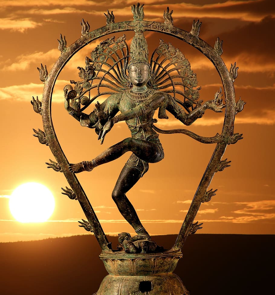 Lord Shiva, architecture, human representation, the past, art and craft Free HD Wallpaper