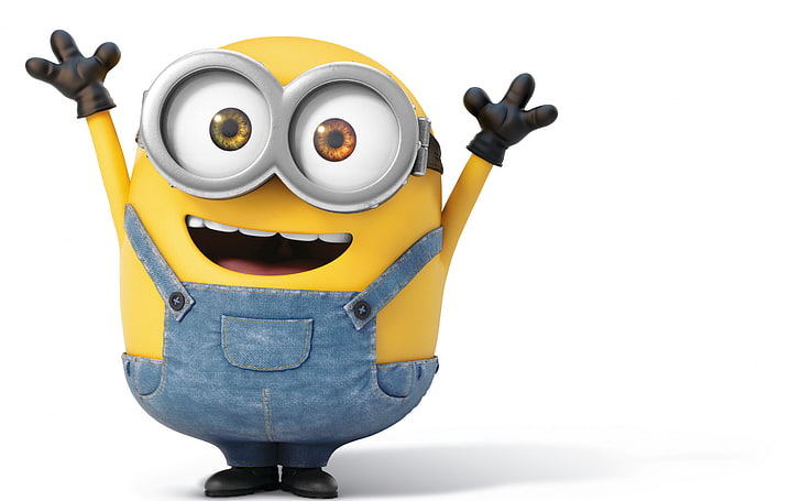 Minion Love Meme, studio shot, representation, copy space, toy Free HD Wallpaper