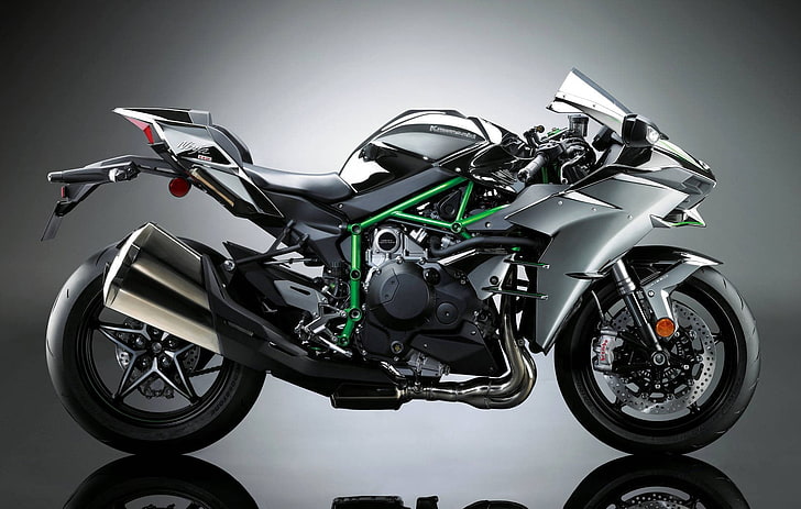 Ninja H2 Supercharger, tire, metal, mode of transportation, speed Free HD Wallpaper