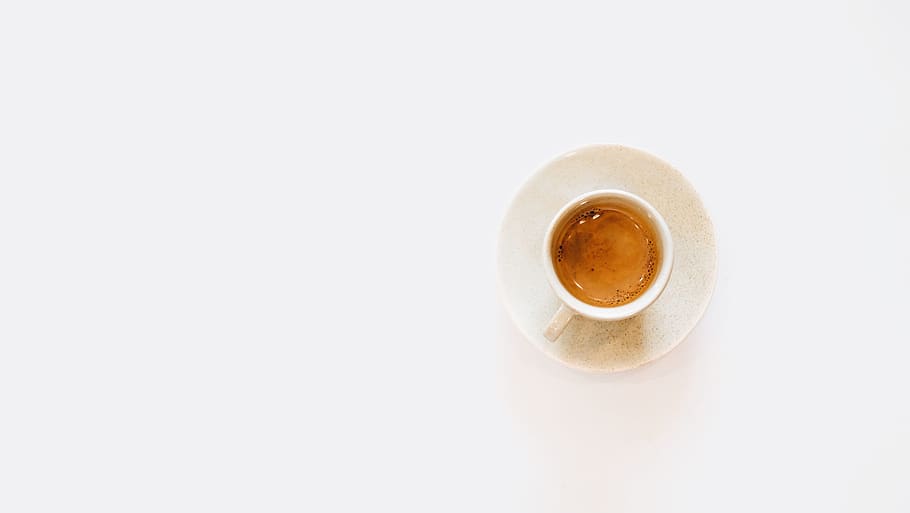 Pink Coffee Aesthetic, drink, white background, coffee  drink, white color