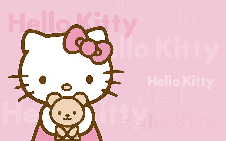 Pretty Hello Kitty, emotion, lighting equipment, technology, positive emotion Free HD Wallpaper