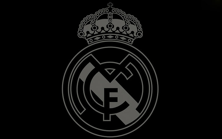 Real Madrid Team Logo, design element, shape, cut out, isolated Free HD Wallpaper