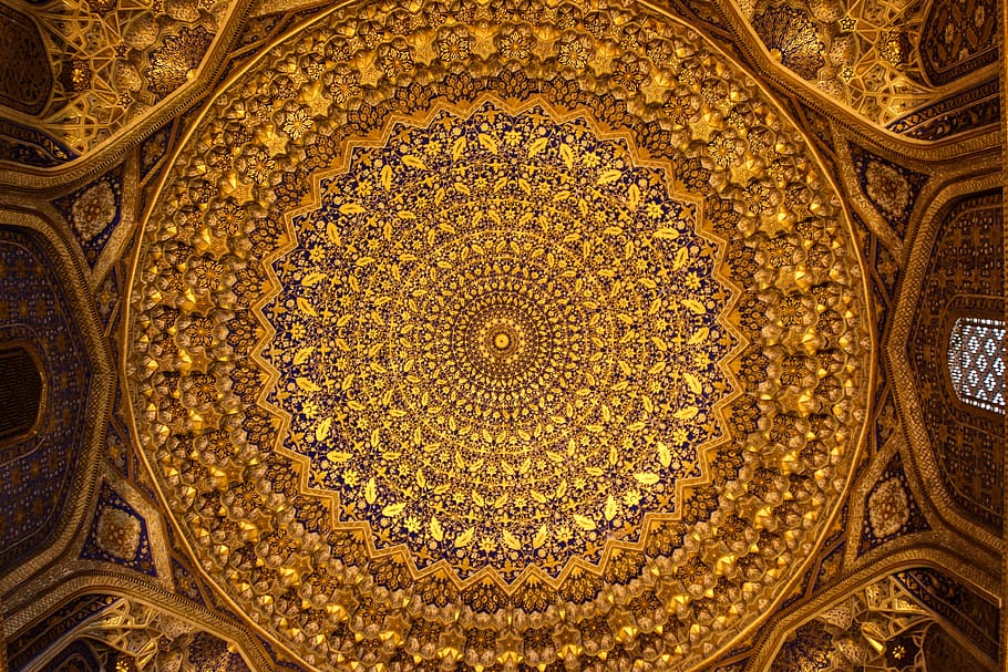 Samarkand People, no people, directly below, apse, shape Free HD Wallpaper