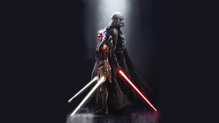 Star Wars Battlefront Darth Vader, darth vader, ahsoka tano, star wars, star wars rebels Free HD Wallpaper