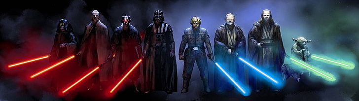 Star Wars Sith, panoramic, stage, yoda, music Free HD Wallpaper