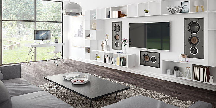 Stereo, domestic life, design, lifestyles, television set Free HD Wallpaper