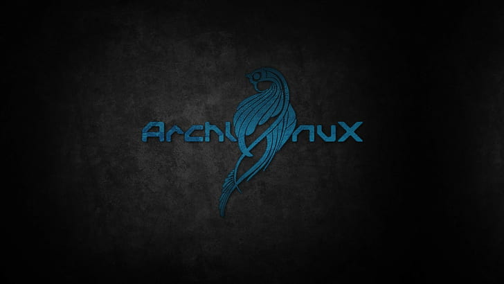 Tech, archnux, black background, black, logo