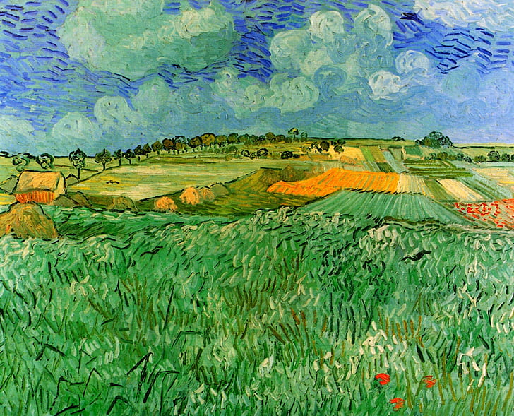 Van Gogh, Near, vincent van gogh, plain near, auvers Free HD Wallpaper