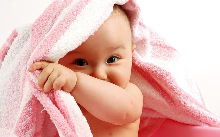 a, towel, Baby, baby Free HD Wallpaper