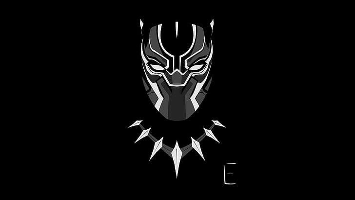 Black Panther Suit, simple,, black panther, wakanda, marvel cinematic universe Free HD Wallpaper