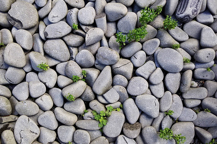 Blue Stone, textured, pattern, full frame, rock  object