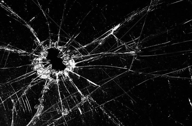 Broken Screen HD, abstract, shattered, glass, window Free HD Wallpaper