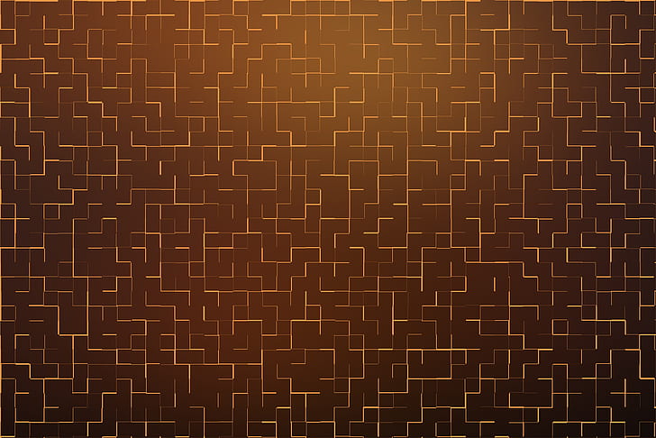 Brown Textured, gradient, brick, pattern, abstraction Free HD Wallpaper