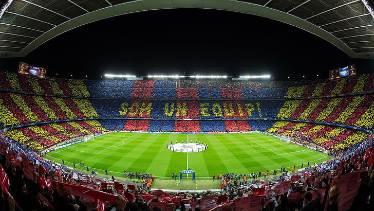 Camp Nou Tour, champions league 201213, fc barcelona, fc barcelona  ac milan, camp nou Free HD Wallpaper