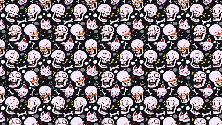 collection, papyrus undertale, in a row, shape Free HD Wallpaper