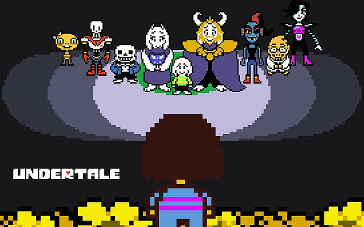 Cool Undertale Computer, video game, undyne undertale, frisk undertale, sans undertale Free HD Wallpaper