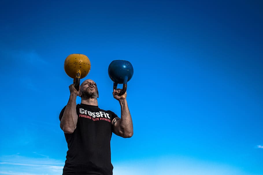 Crossfit Gym Near Me, kettle bell, balloon, human body part, arms raised Free HD Wallpaper