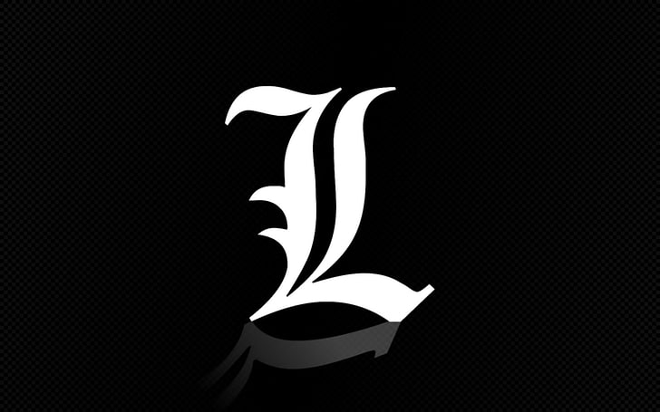 Death Note L Logo, pattern, representation, design, indoors Free HD Wallpaper