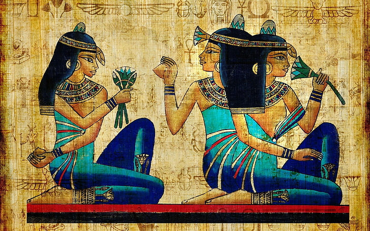 Egyptian Scenery, female likeness, no people, creativity, religion Free HD Wallpaper