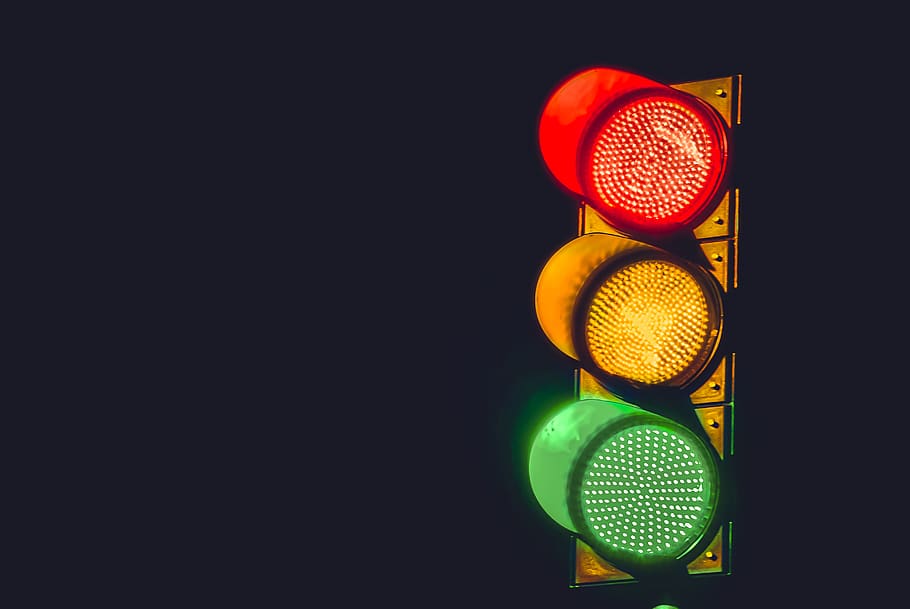 Emergency Traffic Signs, amusement park, stoplight, safety, headlight Free HD Wallpaper